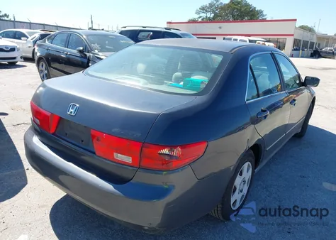 2005 Honda Accord 2.4 Lx from USA, damaged, VIN 1HGCM56495A154699